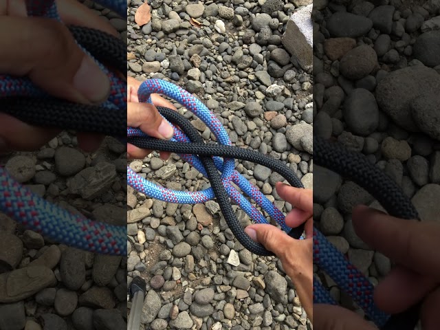 How to Rope Connection 2 Knots Together  #knot #knotskill #rope