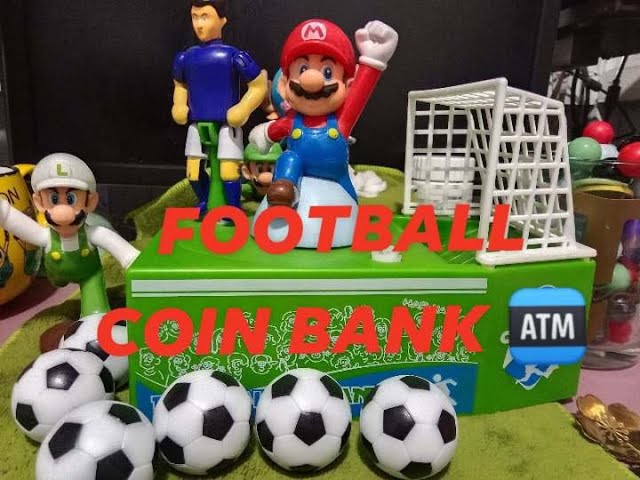 Satisfying football coin bank 🏧⚽ trending 👌/Asmrsound 👂