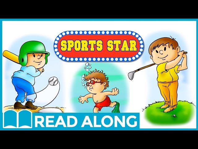 Read Along Story Book for Kids Ages 4-7 | Sports Star