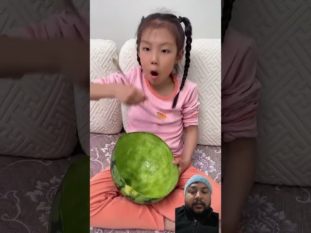 Watermelon eating show #comedy #funny #food #yummy #shortvideo #challenge