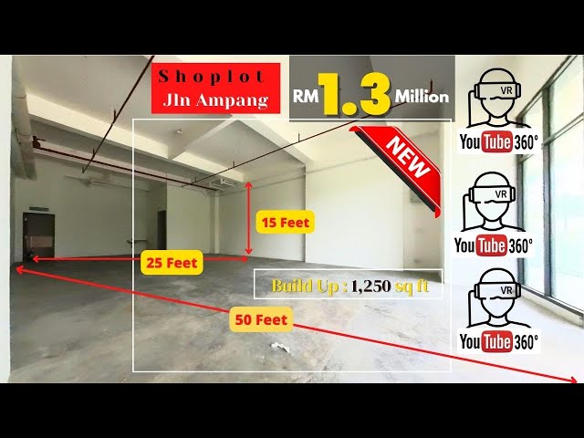 🌠 Shop Lot VR Tour @ The Podium @ Neu Suites, Jalan Ampang