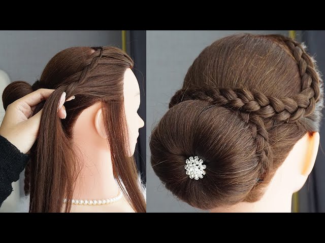 Easy High Bun Hairstyles For Wedding - Party Hairstyle