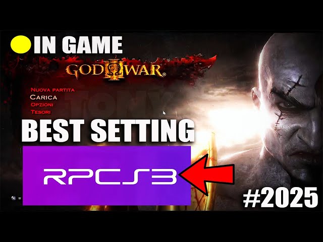 Best graphics settings on GOD OF WAR 3 (RPCS3) / Game "🟡In game" - TUTORIAL #2025