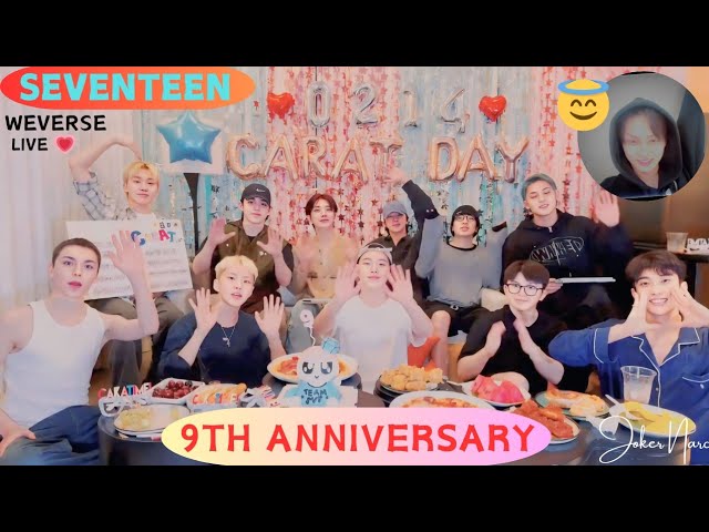 ✨(ALL SUB) SEVENTEEN WEVERSE :)HAPPY CARATS' DAY💗💙(02.14.25) 9TH YEAR ANNIVERSARY💎잇츠 캐럿들 타임💎#weverse