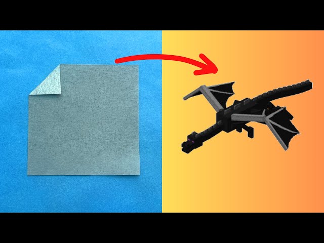 Easy Origami Minecraft Ender Dragon Tutorial (2025)