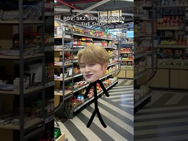 POV: SKZ SONG PLAYS IN A STORE #trending #straykids #skz #kpop #store #song #stay #relatable #funny