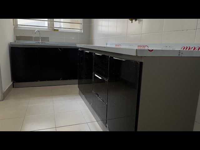 Pemasangan Kabinet Dapur Stainless Steel