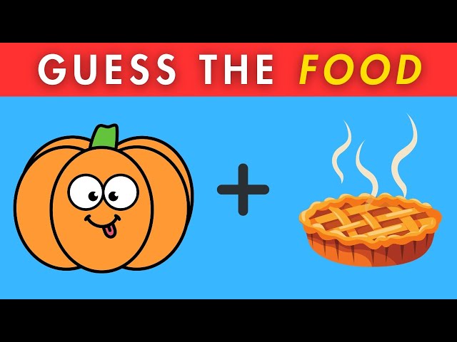 🍔 Guess The Food by Emoji | 50 Foods Emoji Quiz 🌮