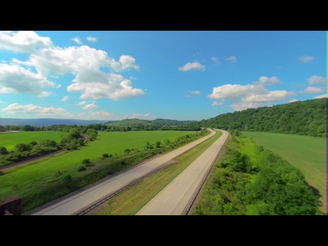 Views from the Western Maryland Salisbury Viaduct in Pennsylvania 3D 180 VR