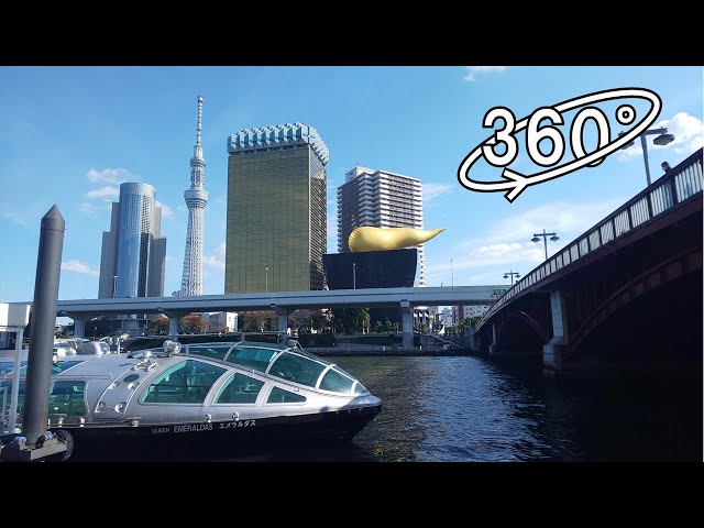 [360° VR] Walk in Asakusa towards the view point of Tokyo Skytree / Insta360 ONE X2