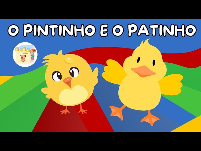 A História do Patinho e do Pintinho - Desenho Infantil