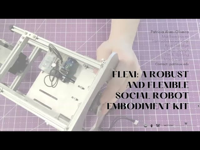 [DIS 2022] - FLEXI: A Social Robot Embodiment Kit [short]