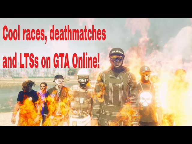 Doing a cool playlist with races, deathmatches and LTSs on gta 5 online on PS5!