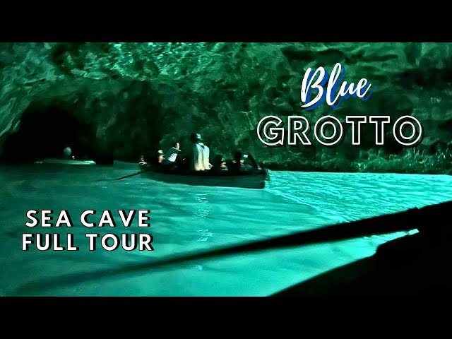 world famous SEA CAVE the BLUE GROTTO full tour, Capri, Italy #bluegrotto #grotto #capri #italy