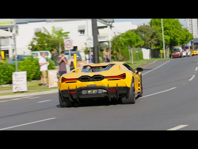 Supercars and Luxury Sports Cars Accelerating | Lamborghini Revuelto, Ferrari 599 GTB, McLaren 540C