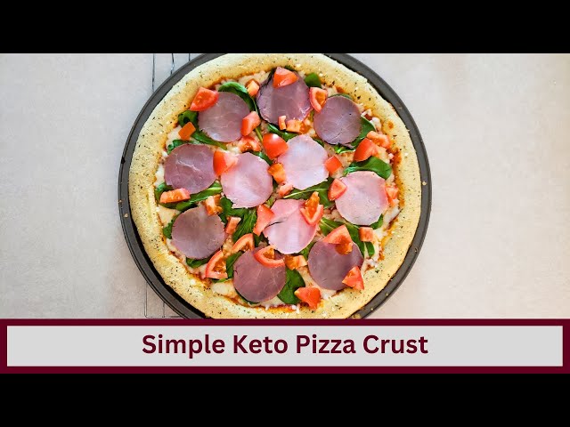 Quick and Easy Keto Pizza Crust Update (Nut Free and Gluten Free)