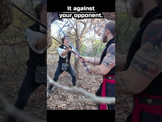 Can you use Trees as Cover in a Sword Fight? #sword #martialarts #history