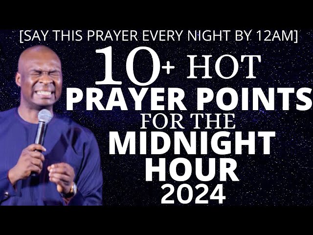 [Live Video] SPECIAL MIDNIGHT PRAYERS JUST FOR YOU | Apostle Joshua Selman | Pray with Selman 2024