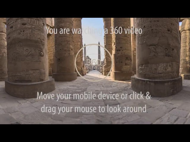 karnak temple 360 VR Video