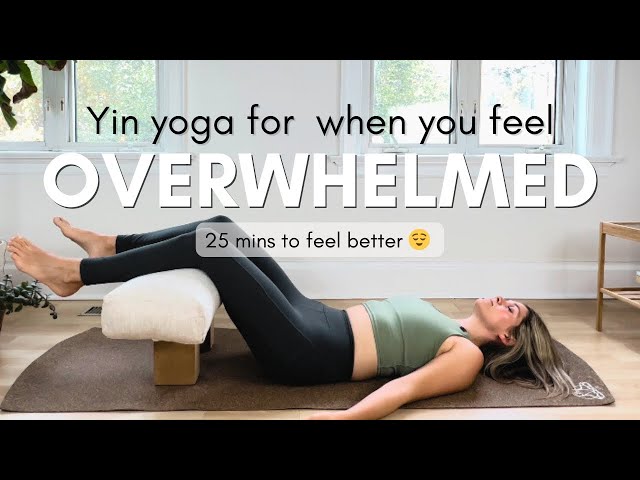 Yin yoga for when you feel overwhelmed | a parasympathetic practice