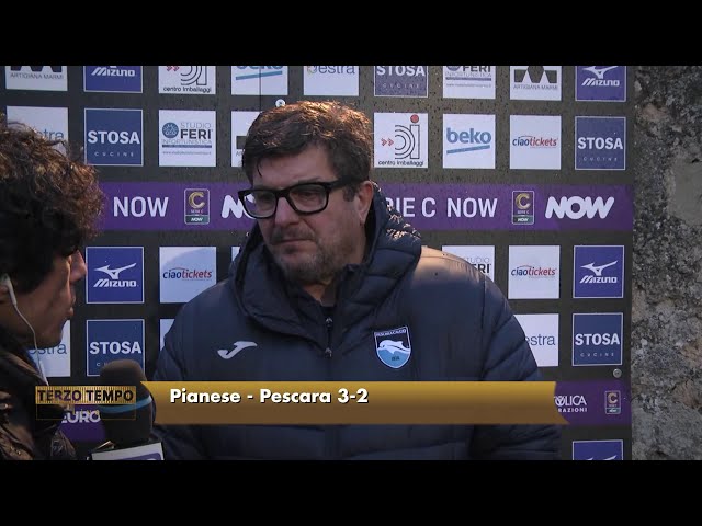 Pianese - Pescara 3-2 91° Baldini: "Credo nella buonafede, assistente incompetente"