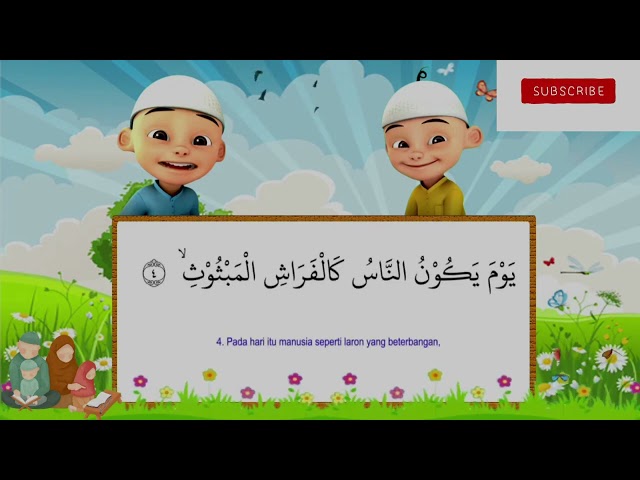 FILM KARTUN ANAK TERBARU  l  MUROTAL ANAK SURAT AL QARI'AH