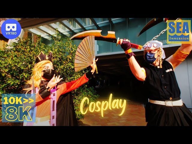 [3D VR180] Hong Kong University Cosplay Event, First test on my 10K camera.