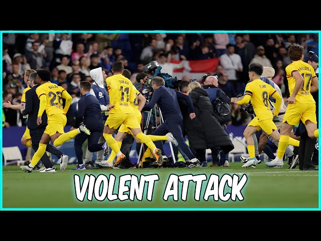 Violent Attack on Barcelona Players During Laliga Celebration