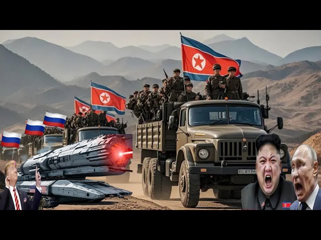 Today! 25,000 Russian and North Korean Military Convoys Destroyed by Giant US Tanks - ARMA 3