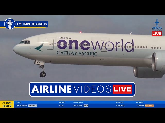 🔴LIVE Los Angeles (LAX) Airport Plane Spotting (February 7th, 2025)