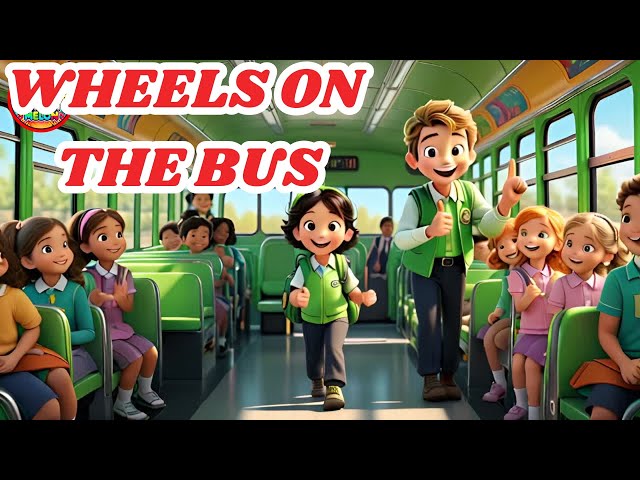 🎶 Catchy & Interactive "Wheels on the Bus" Nursery Rhyme – Fun Kids Action Song | Chichi Melon