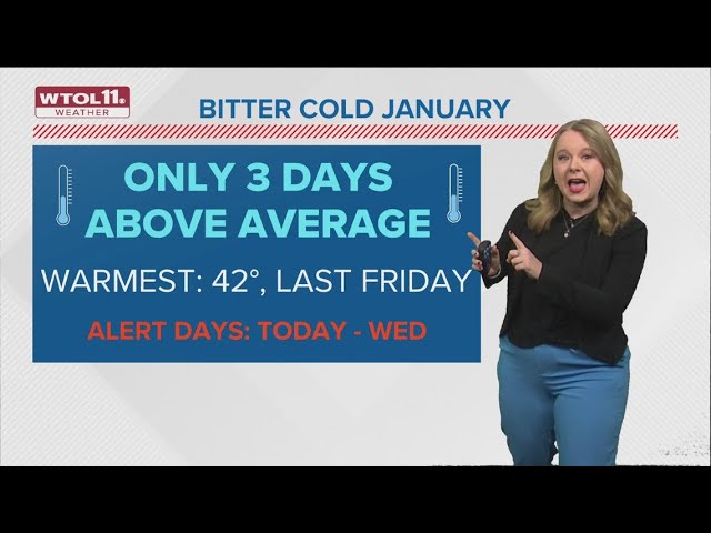 ALERT DAYS Monday through Wednesday: Frigid cold, extreme wind chills expected | WTOL 11 Weather