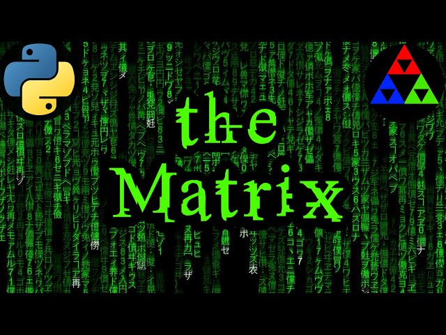 Matrix Digital Rain in Python with Pygame