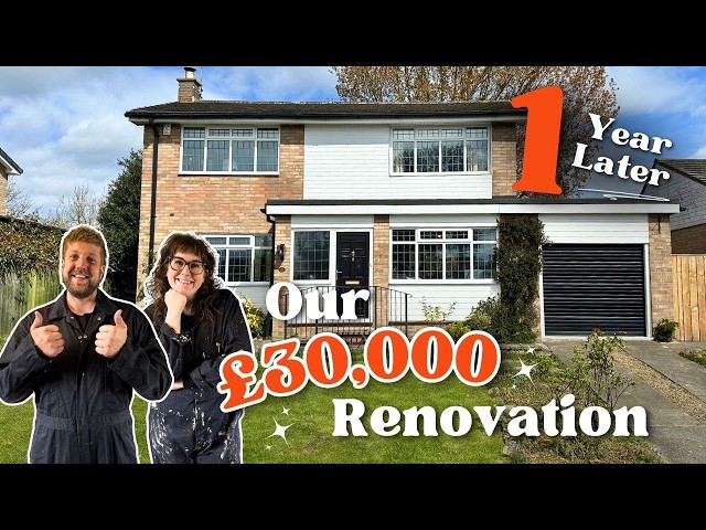 FULL HOUSE TOUR ONE YEAR ON |  £30K Home Renovation UK