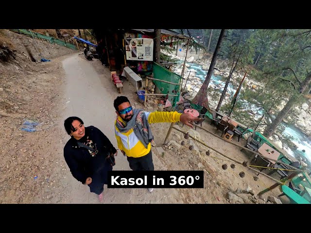 "Kasol in 360° 🌿✨ | A Breathtaking Insta360 View of the Parvati Valley! 🏔️🎥 #KasolDiaries #Insta360