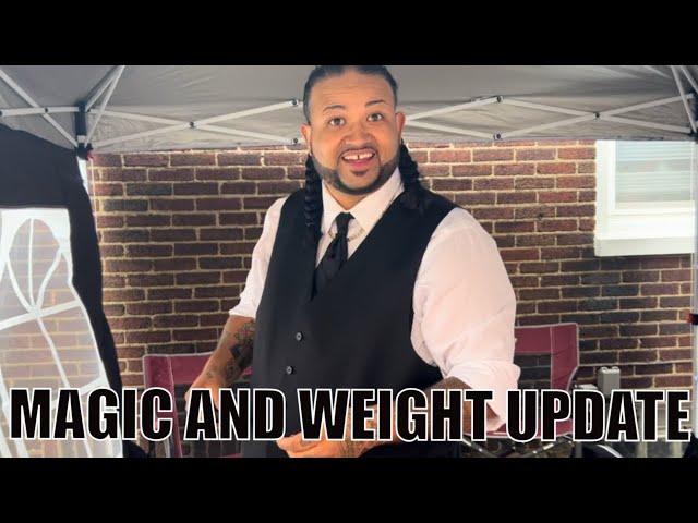 Magic show & weight-loss update | Vlog