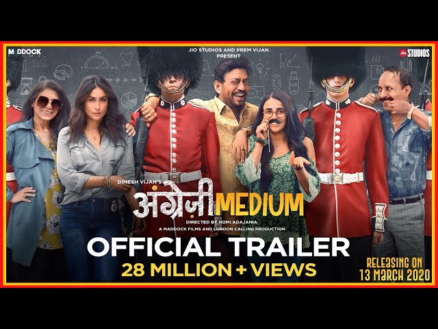 Angrezi Medium - Official Trailer | Irrfan Kareena Radhika | Dinesh Vijan | Homi Adajania