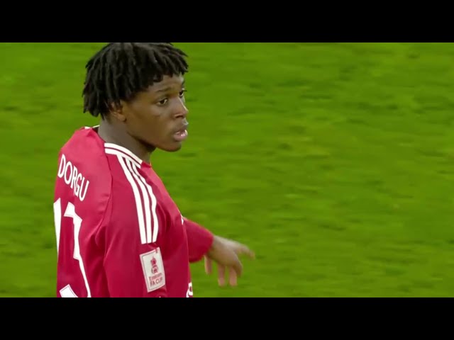 Patrick Dorgu Manchester United Debut vs Leicester Great Performance HD