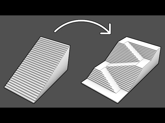 Rhino Tutorial I Stepped Ramp Modeling