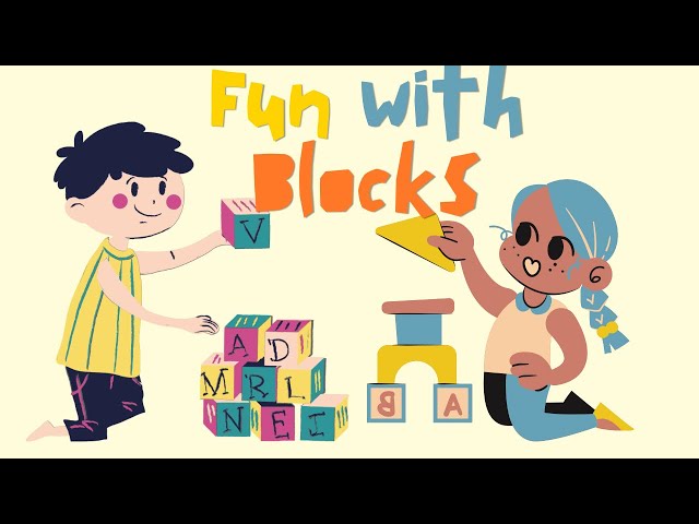 Bilingual songs for kids “Fun With Blocks”