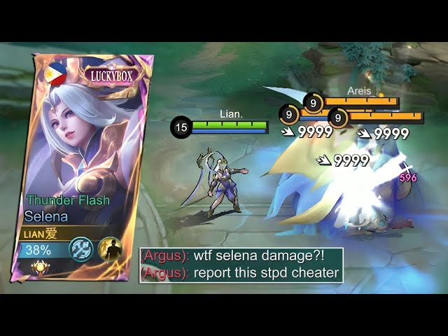 ENEMY TRASHTALKER UNDERESTIMATE MY JUNGLE SELENA SO I DID THIS - MLBB