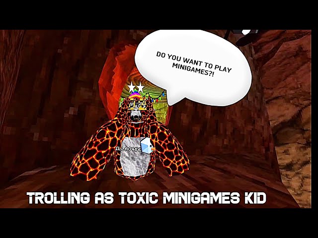 I trolled as a toxic mini games kid (gorilla tag)