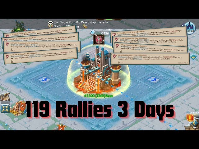 K1100  KING OF RAIDS !! 119 RALLIES