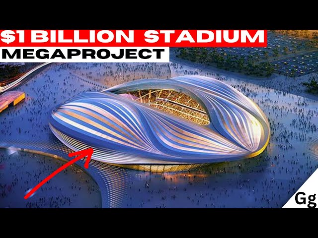 Most beautiful futuristic stadium megaproject!!!