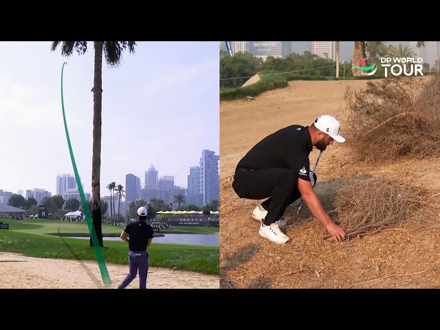 Weird and Wonderful Golf Moments | McIlroy, Rahm, Hatton | 2025 Hero Dubai Desert Classic