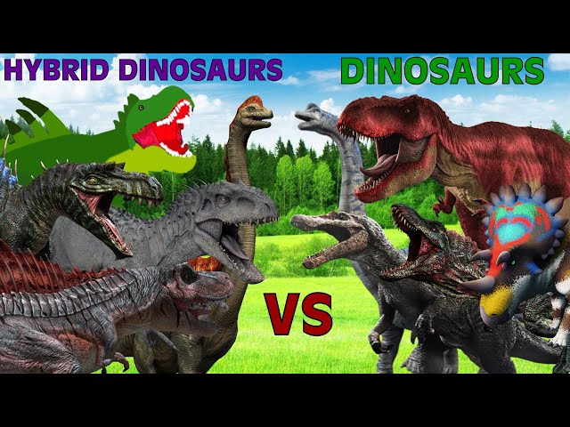 Hybrid Dinosaurs vs Dinosaurs Fight [S3]