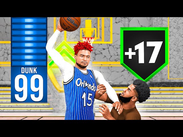 I made a 99 Driving Dunk Iso Build with +17 Cap Breakers...