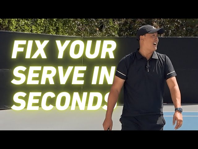 Fix Your Tennis Serve in Seconds with These Adjustments