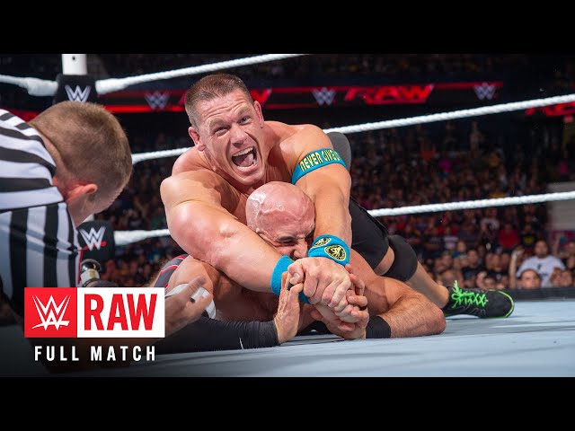 FULL MATCH: John Cena vs. Cesaro – United States Title Match: Raw, July 6, 2015