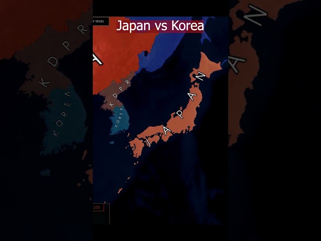 Japan vs Korea #ageofhistory2ii #ageofhistory2 #map #history #ageofhistory #historymap #mapping